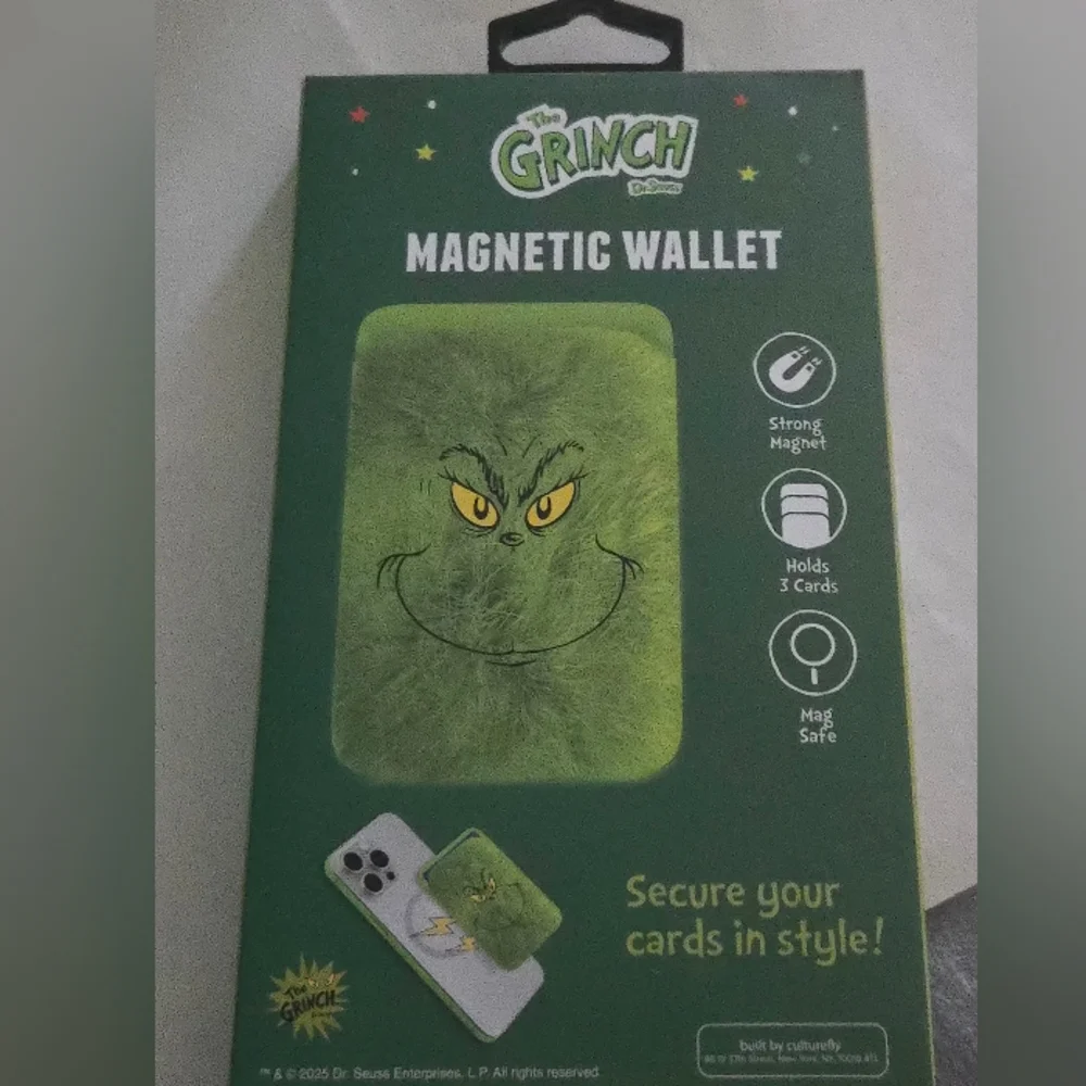 The Grinch Magnetic Wallet For Iphone Only